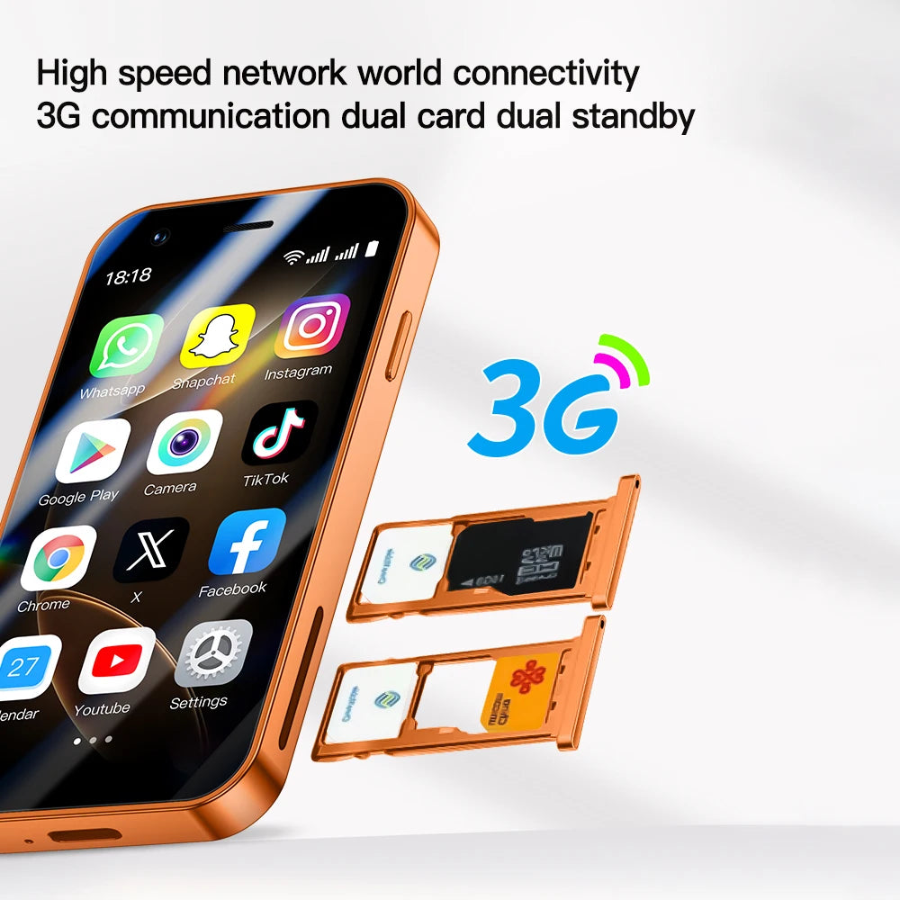 INIVEX MiniPhone Pro — Compact Pocket Smartphone
