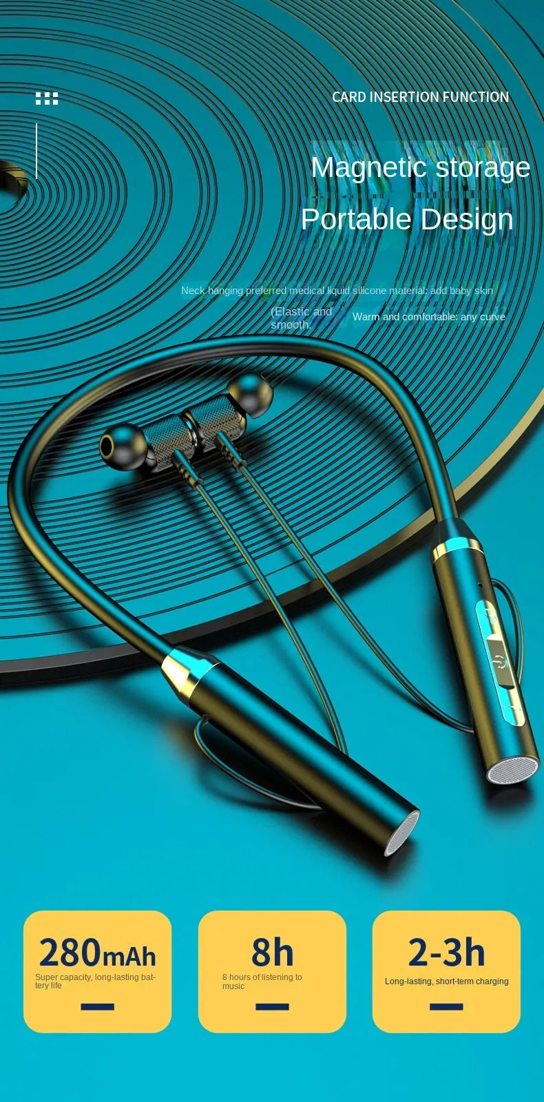 INIVEX NeckBand Sport Earphones