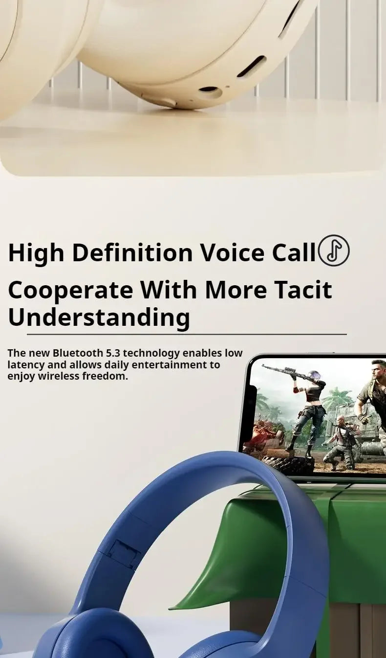 INIVEX Studio M5 Wireless Headphones – Immersive Stereo Sound