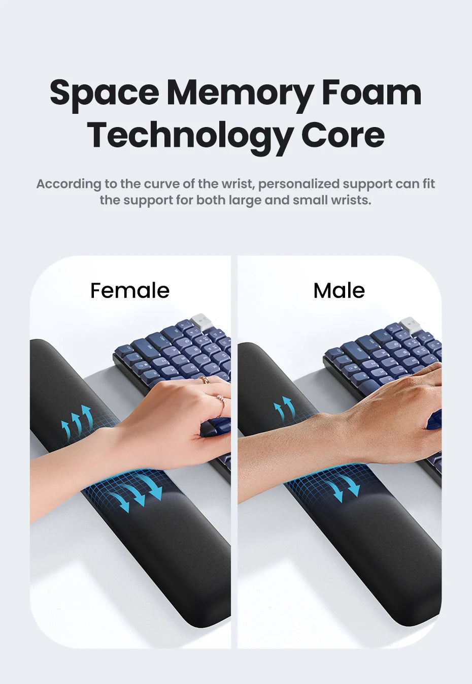 INIVEX WristEase Memory Foam Pad
