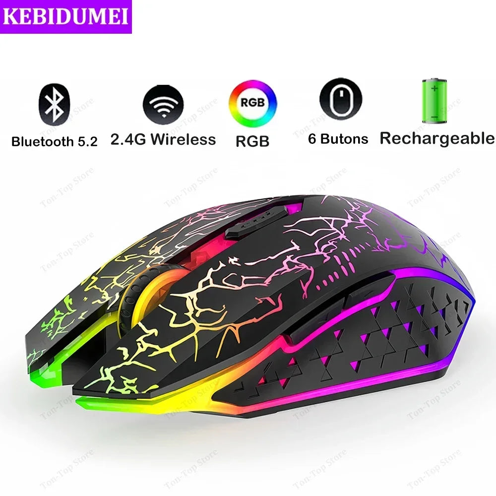 INIVEX ThunderStrike™ Wireless RGB Gaming Mouse