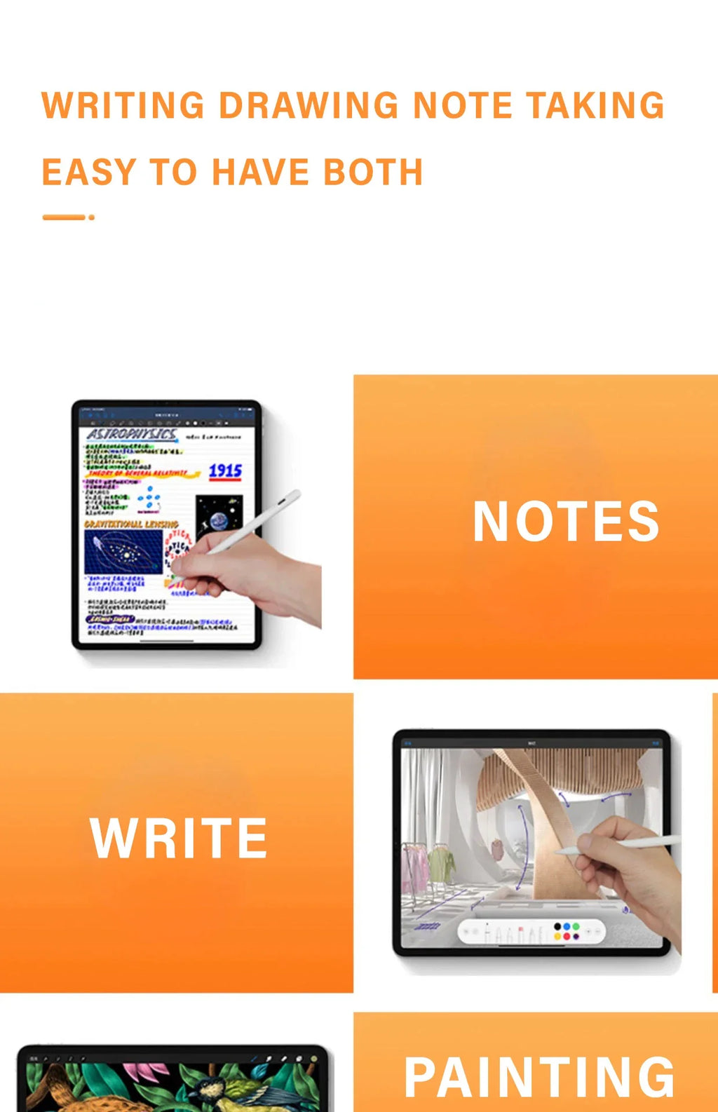 INIVEX GlidePro™ Universal Stylus – Precision Touch for Tablet & Phone