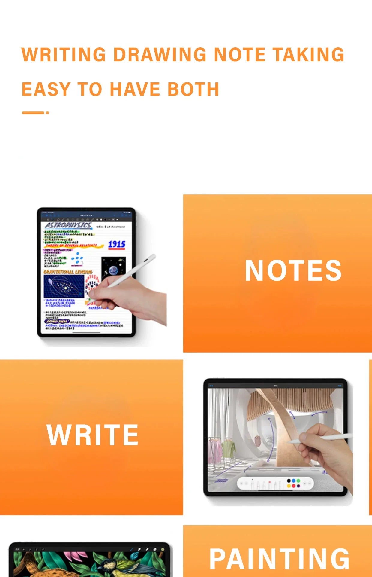 INIVEX GlidePro™ Universal Stylus – Precision Touch for Tablet & Phone