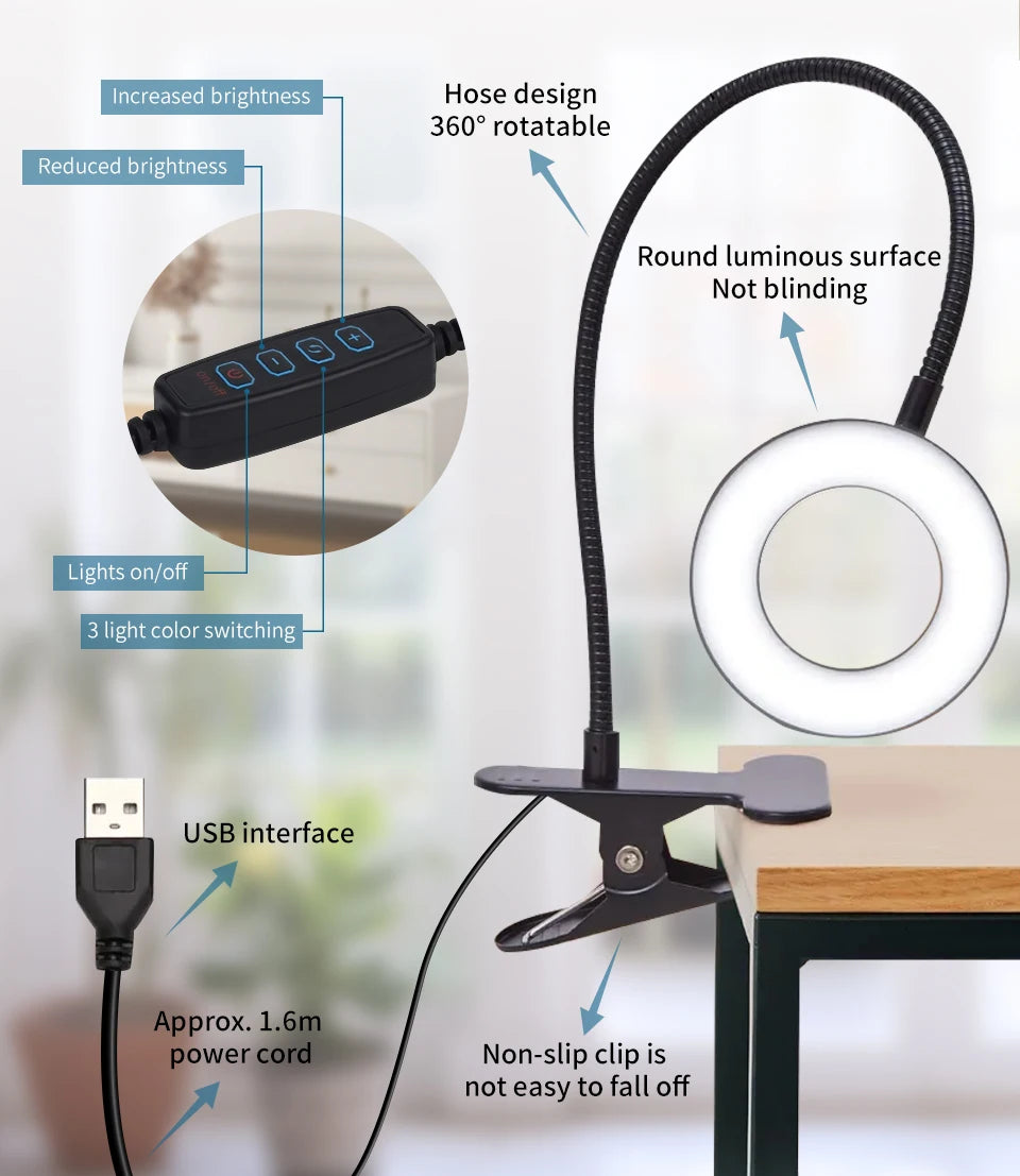 INIVEX ClipLamp Gooseneck
