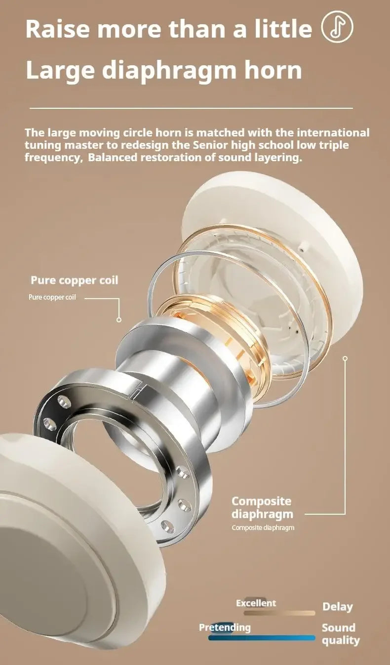 INIVEX Studio M5 Wireless Headphones – Immersive Stereo Sound