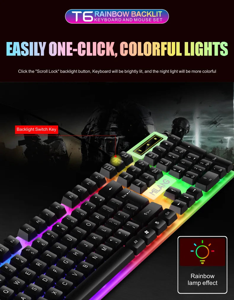 INIVEX Phantom RGB Pro Gaming Combo