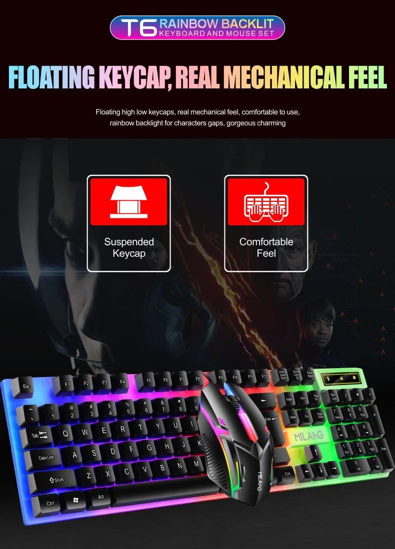 INIVEX Phantom RGB Pro Gaming Combo