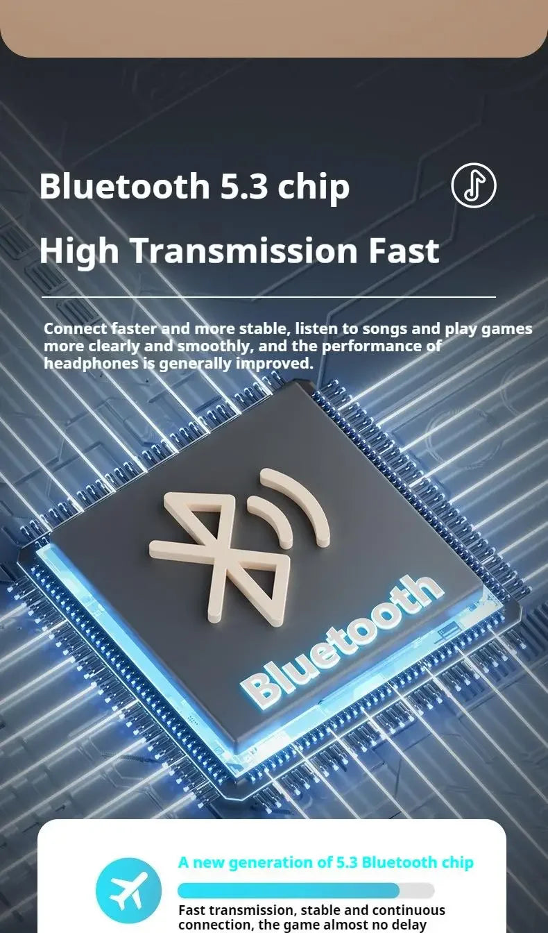 INIVEX Studio M5 Wireless Headphones – Immersive Stereo Sound