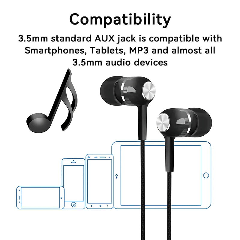 INIVEX BassWire HIFI Earphones