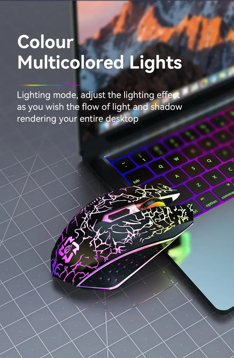 INIVEX ThunderStrike™ Wireless RGB Gaming Mouse