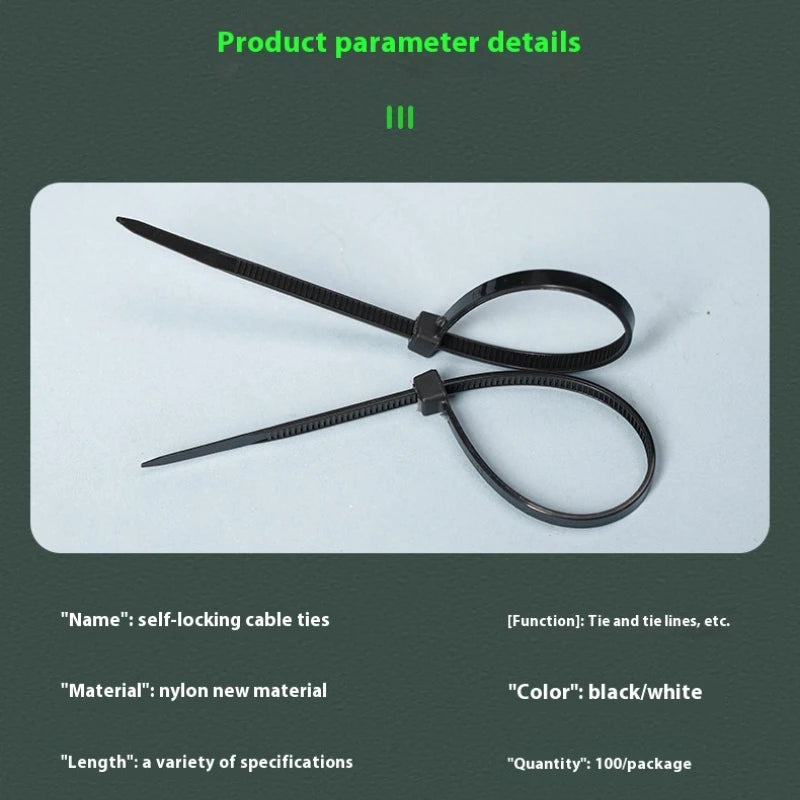 INIVEX ZipTie 100-Pack