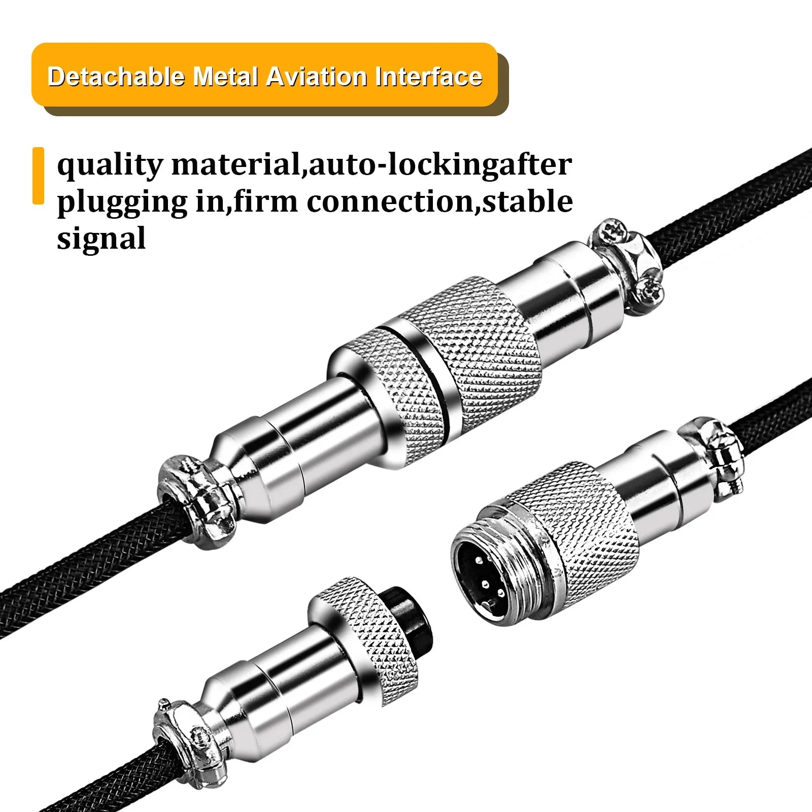 INIVEX CoilCord Keyboard Cable