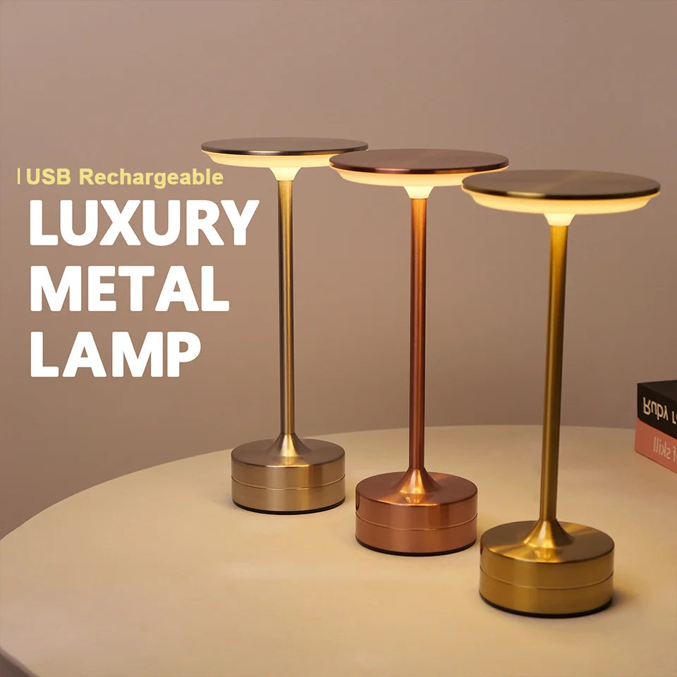 INIVEX Lumièra™ Touch Gold Table Lamp