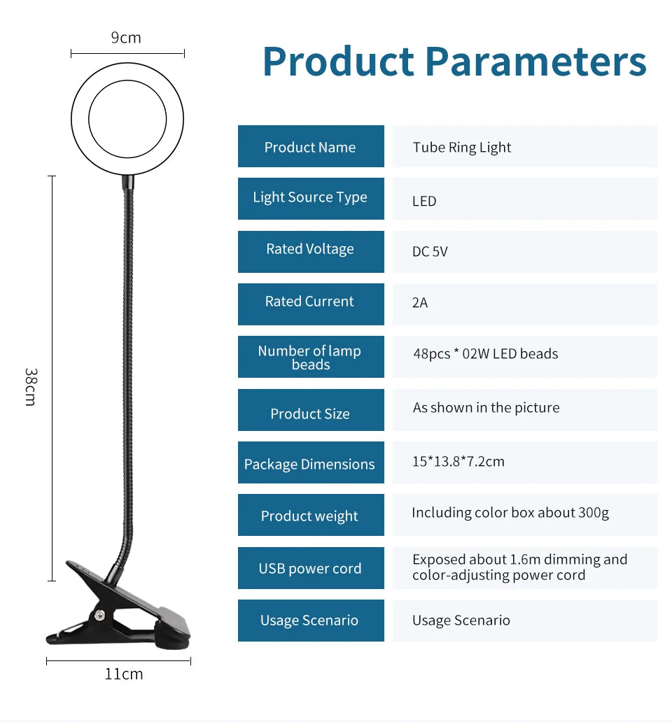 INIVEX ClipLamp Gooseneck