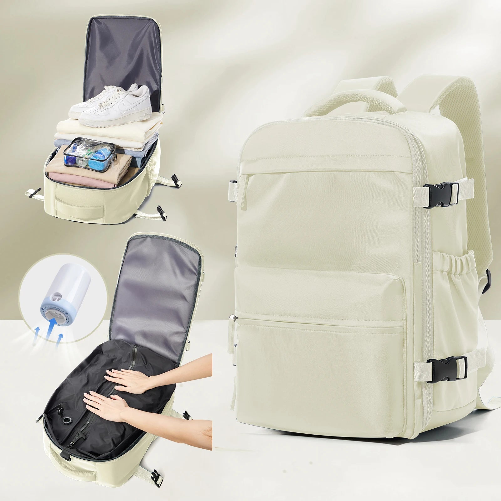 INIVEX VacPack Pro Compression Travel Backpack