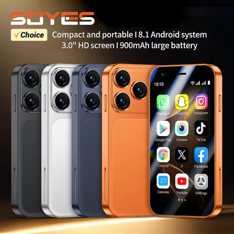 INIVEX MiniPhone Pro — Compact Pocket Smartphone