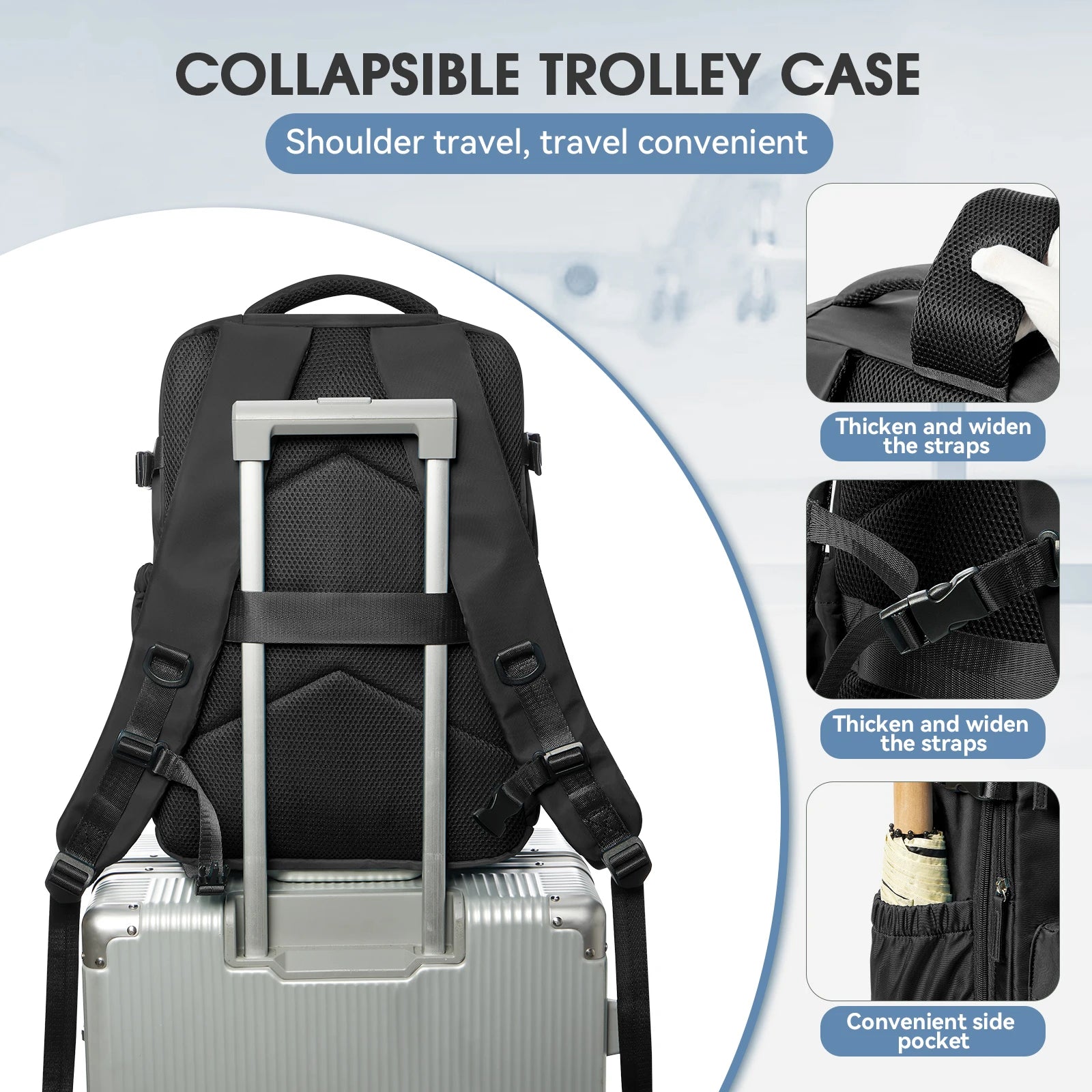 INIVEX VacPack Pro Compression Travel Backpack