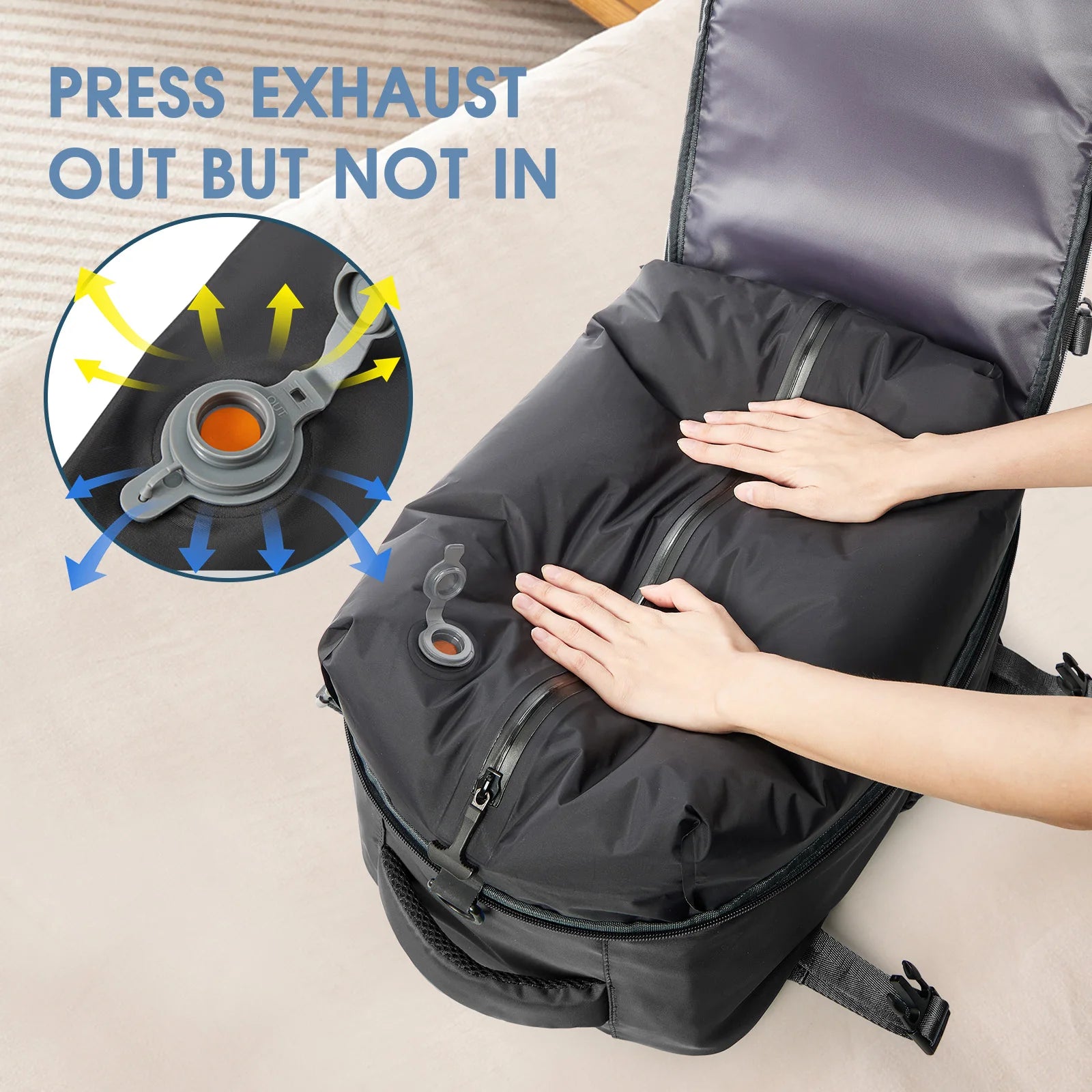 INIVEX VacPack Pro Compression Travel Backpack