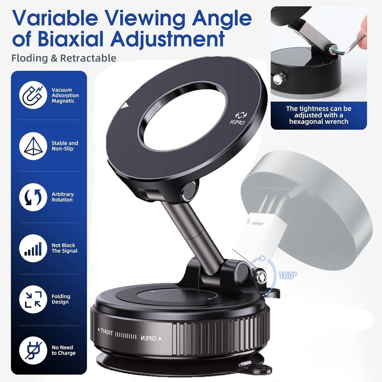 INIVEX HaloDock™ Magnetic Car Mount