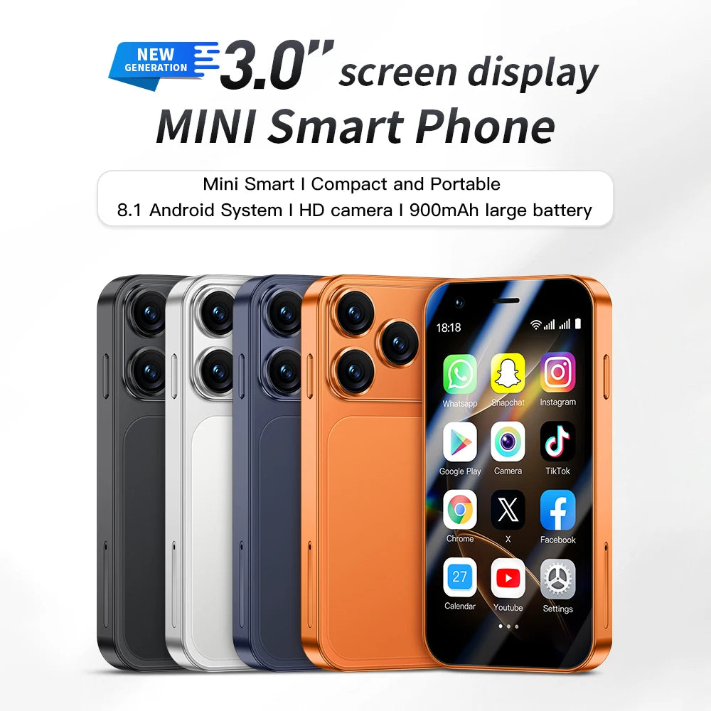 INIVEX MiniPhone Pro — Compact Pocket Smartphone