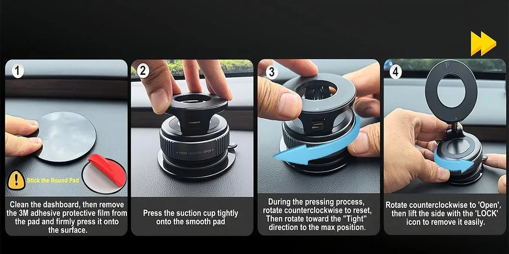 INIVEX HaloDock™ Magnetic Car Mount