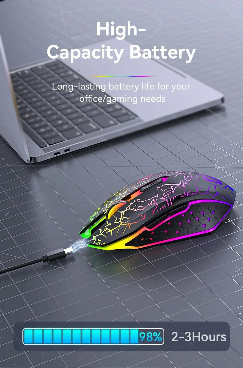 INIVEX ThunderStrike™ Wireless RGB Gaming Mouse