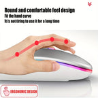 INIVEX AeroGlow Dual - Mode Wireless Mouse - INIVEX