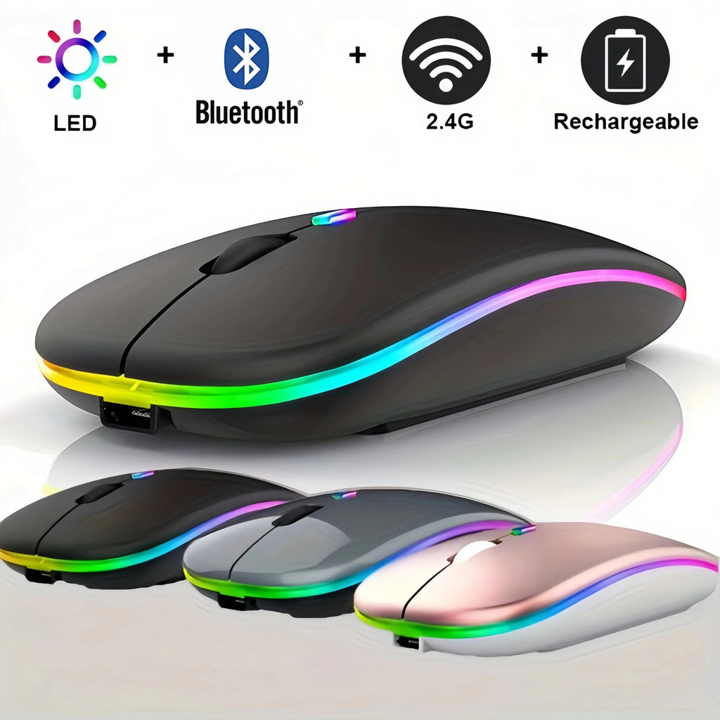 INIVEX AeroGlow Dual - Mode Wireless Mouse - INIVEX