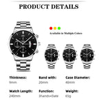 INIVEX ChronoSteel™ Executive Watch - INIVEX