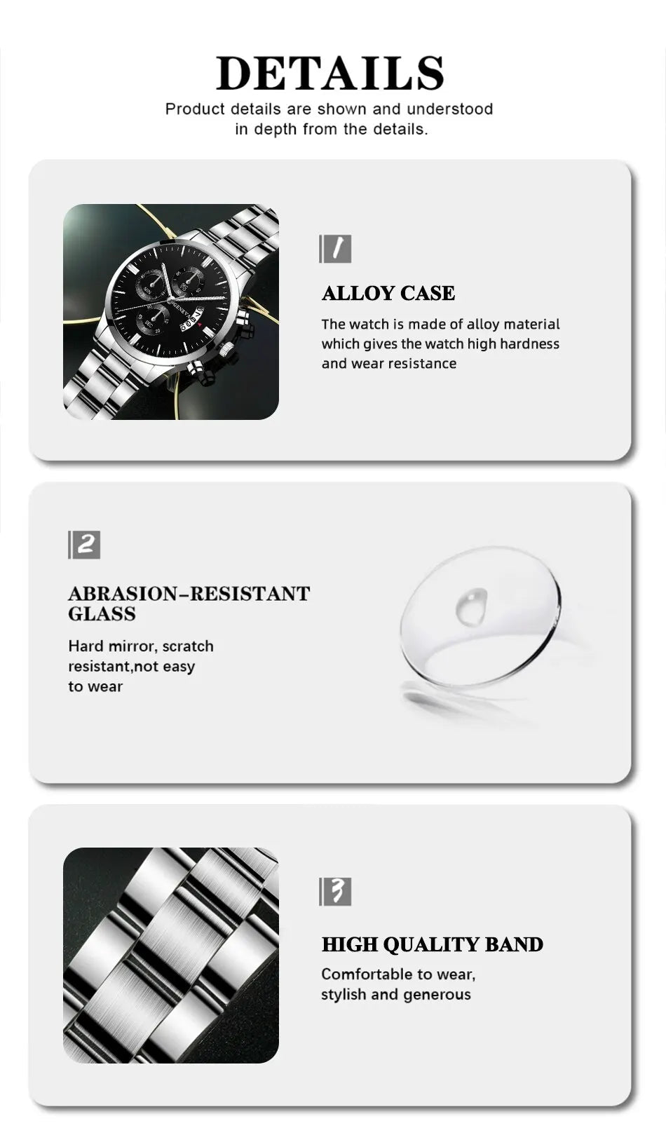 INIVEX ChronoSteel™ Executive Watch - INIVEX
