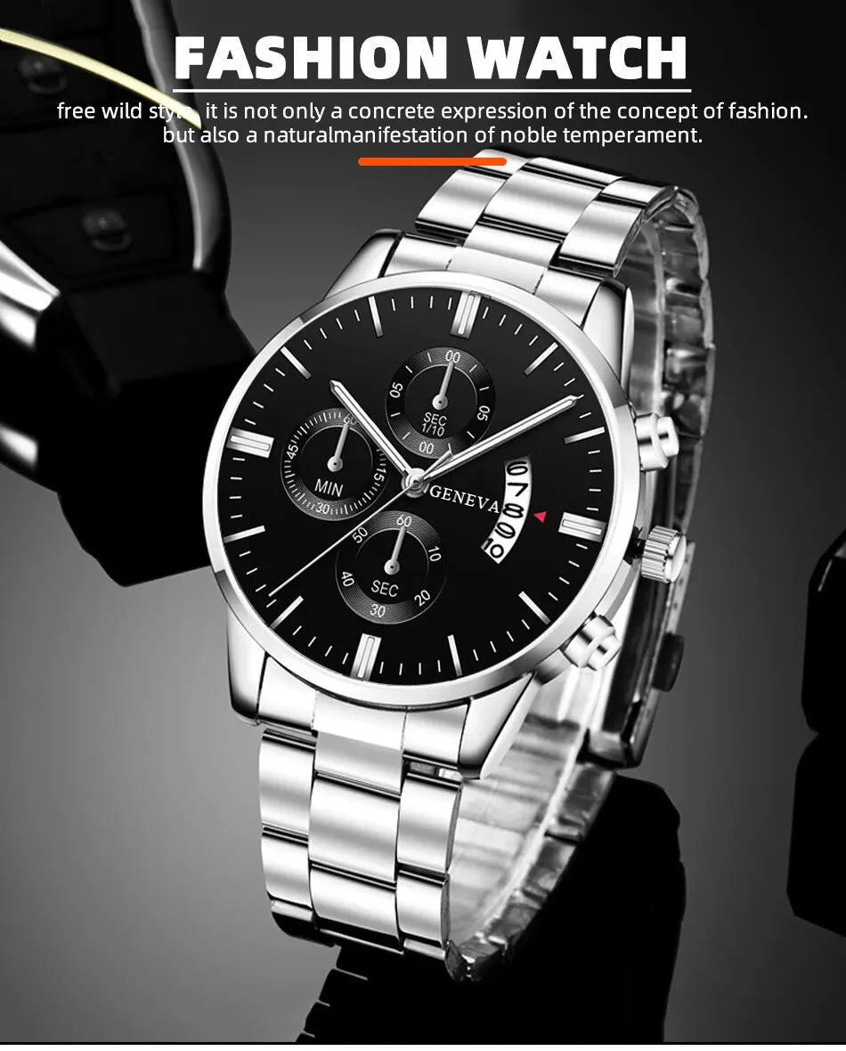 INIVEX ChronoSteel™ Executive Watch - INIVEX