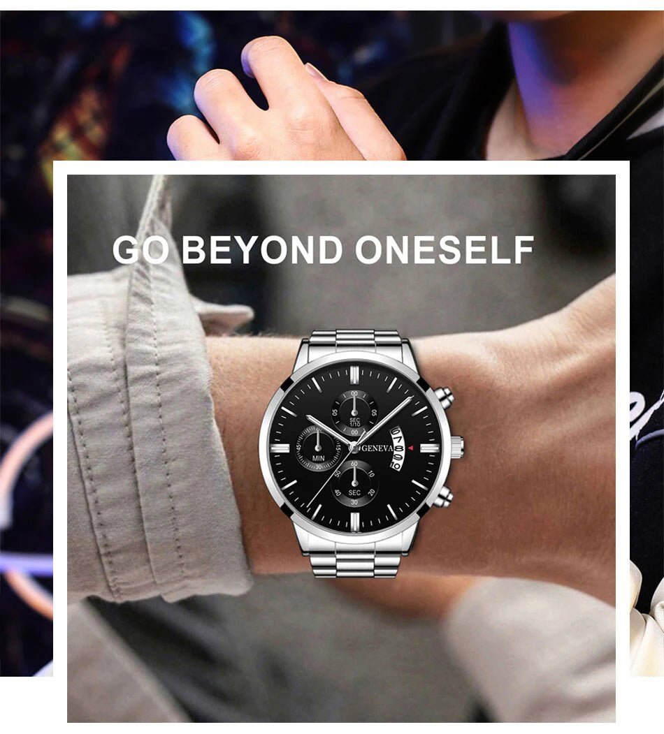 INIVEX ChronoSteel™ Executive Watch - INIVEX
