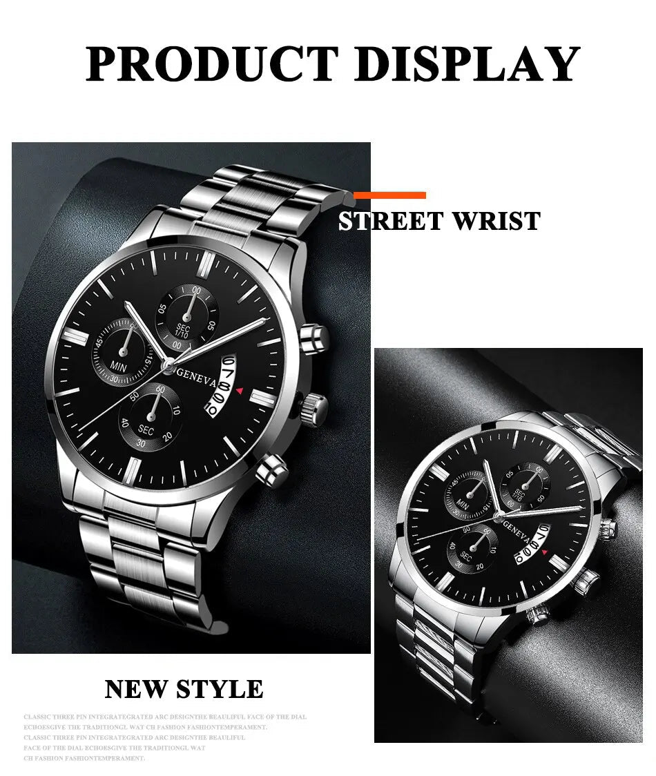 INIVEX ChronoSteel™ Executive Watch - INIVEX
