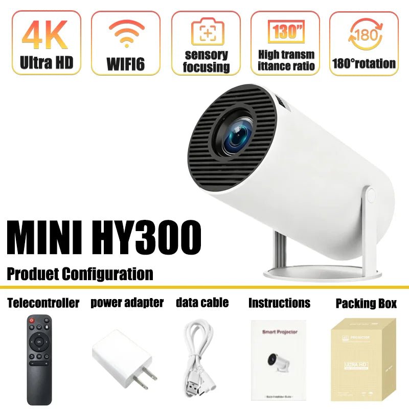 INIVEX CinéCast 4K Smart Projector - INIVEX