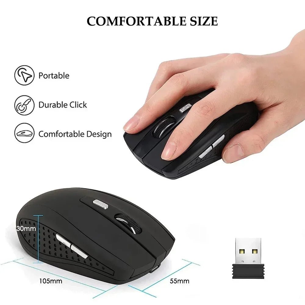 INIVEX GlidePro 1600 Wireless Office Mouse - INIVEX