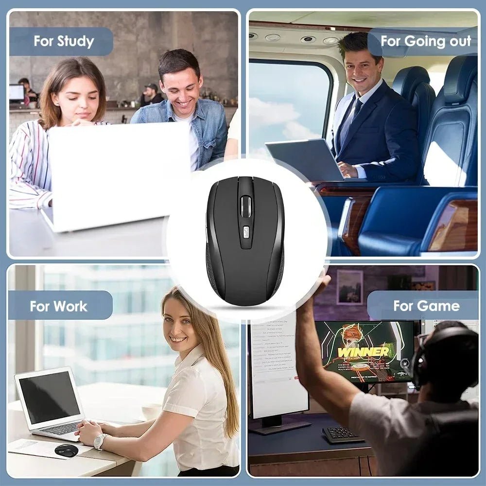 INIVEX GlidePro 1600 Wireless Office Mouse - INIVEX