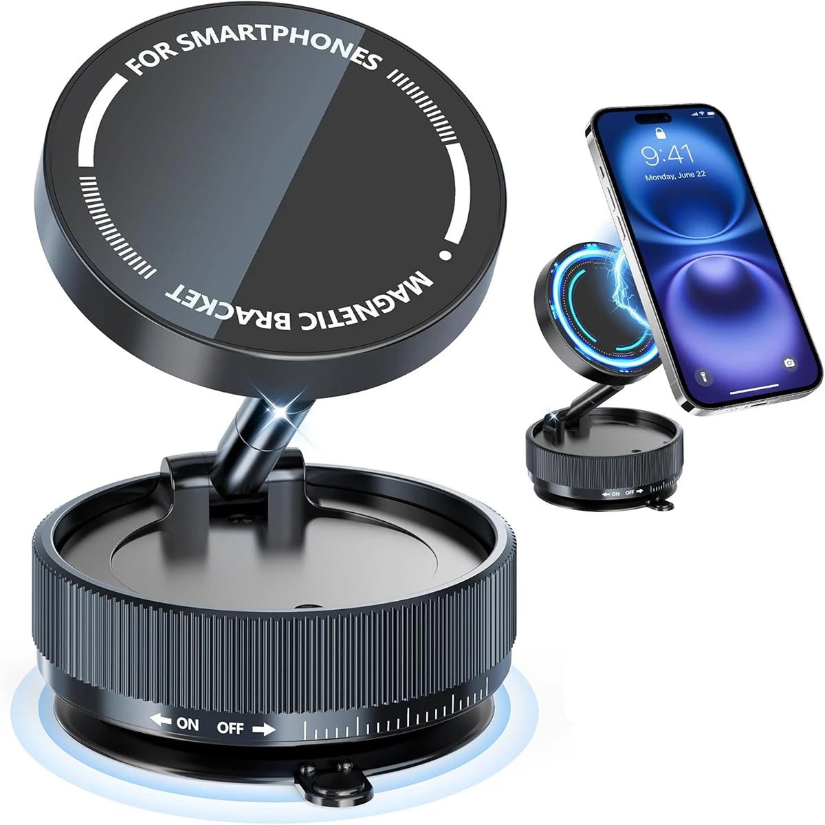 INIVEX HaloDock™ Magnetic Car Mount - INIVEX