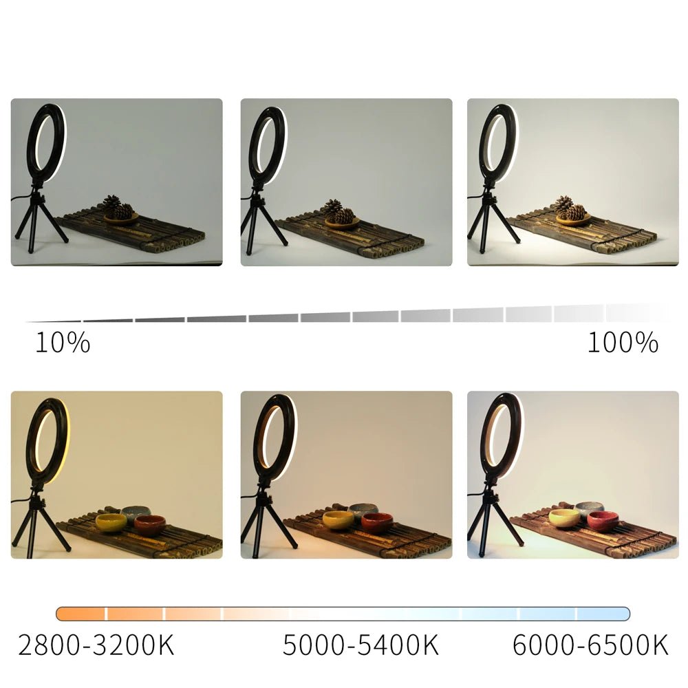 INIVEX HaloGlow Desk Ring Light - INIVEX