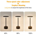 INIVEX Lumièra™ Touch Gold Table Lamp - INIVEX