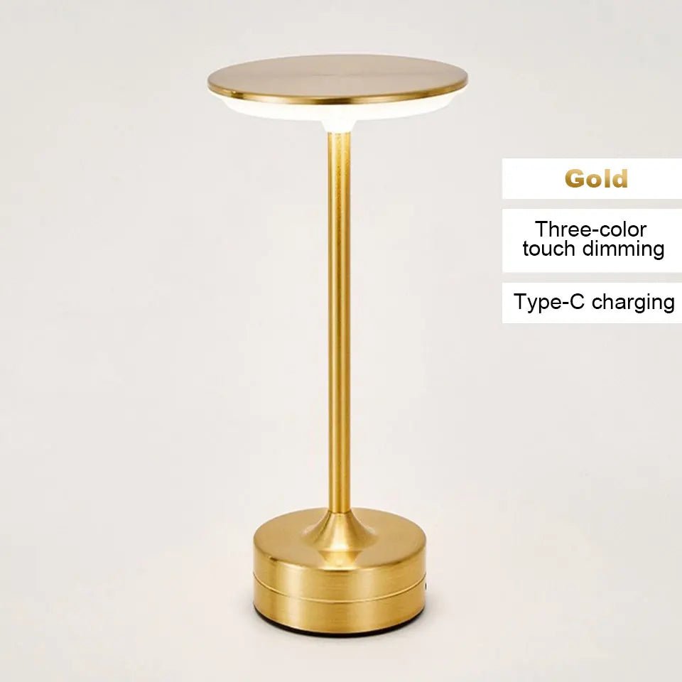 INIVEX Lumièra™ Touch Gold Table Lamp - INIVEX