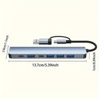 INIVEX NexPort 7 - in - 1 USB - C Hub - INIVEX