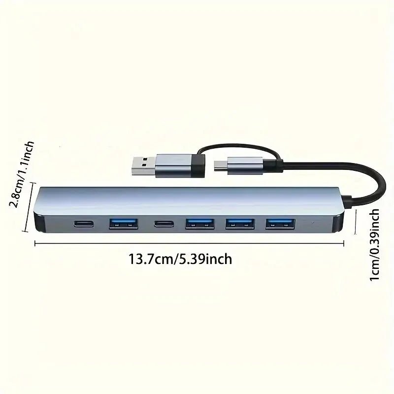 INIVEX NexPort 7 - in - 1 USB - C Hub - INIVEX