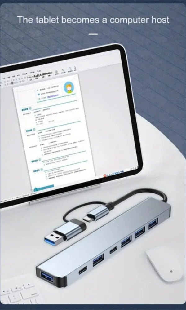INIVEX NexPort 7 - in - 1 USB - C Hub - INIVEX