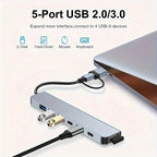 INIVEX NexPort 7 - in - 1 USB - C Hub - INIVEX