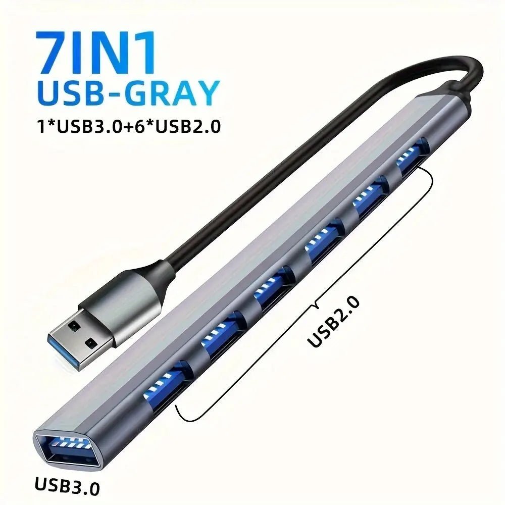 INIVEX NexPort 7 - in - 1 USB - C Hub - INIVEX