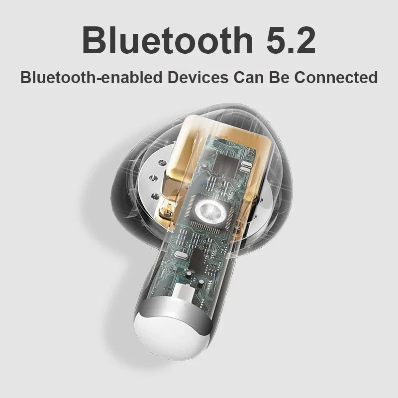INIVEX Nova Pro Wireless Earbuds – Noise - Isolating TWS with Charging Case - INIVEX