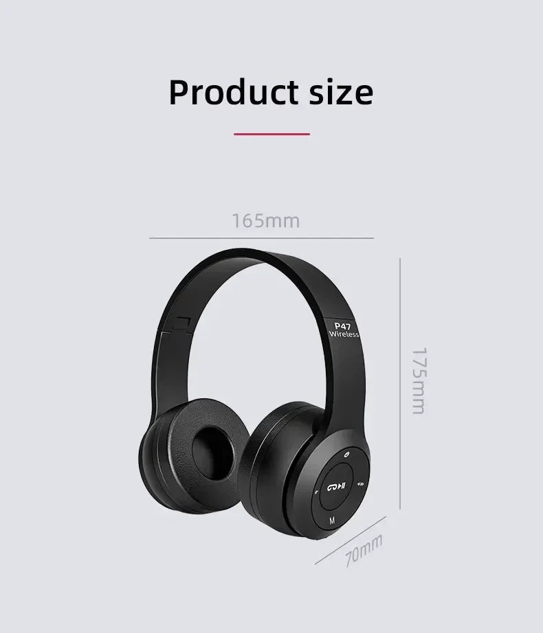 INIVEX NovaSound™ Fold Wireless Headphones - INIVEX