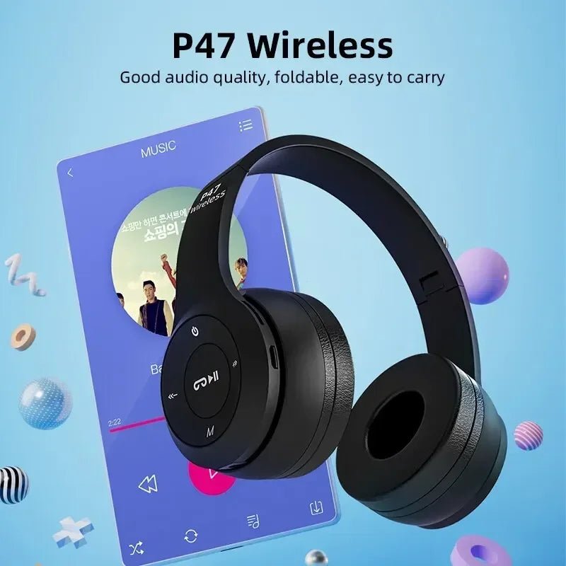 INIVEX NovaSound™ Fold Wireless Headphones - INIVEX