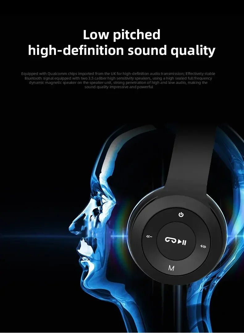 INIVEX NovaSound™ Fold Wireless Headphones - INIVEX
