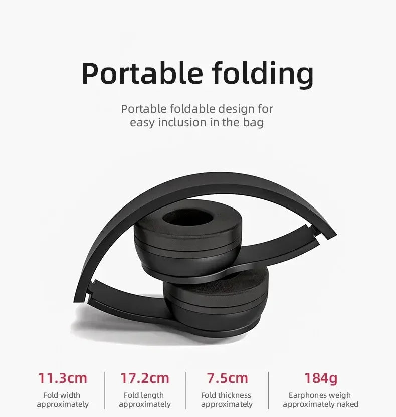 INIVEX NovaSound™ Fold Wireless Headphones - INIVEX